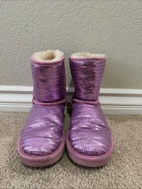 UGG Kids Sequin Boots - Pink